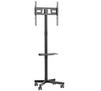 Maclean MC-949 Soporte TV Móvil con Ruedas, Apto para Televisores de 32 a 55'' hasta 25 kg máx. VESA 400x400, Soporte TV Universal