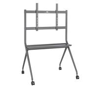 Maclean MC-977 Soporte de Suelo Móvil para TV con Estante para Televisores OLED/QLED/LCD/LED/Plasma Pantallas de 50"-86" hasta 120 kg máx. VESA 800 x 600 mm