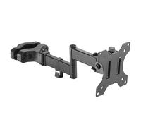 Maclean MC-984 Soporte de Monitor para Tubo/Poste 28-60 mm, Doble Brazo Plegable, 17-32'', 8 kg máx.
