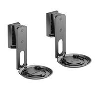 Maclean MC-997 Soportes de Pared Compatibles con Altavoces Sonos ERA 100 | Inclinación Ajustable de 0° a -18° Rotación hasta ±45° | Diseño Robusto: Ahorra Espacio y es Estético | Juego de 2 Soportes