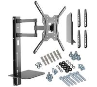 Maclean MC771-MC772 - Soporte de Pared para Pantalla con Estante para DVD (32"-55")