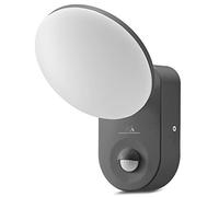 Maclean MCE Aplique LED de Pared con Sensor de Movimiento PIR Sensor Crepuscular Lámpara de Pared Iluminación Interior/Exterior IP65 4000K Blanco Neutro (15W (1100lm))