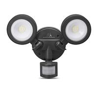 Maclean MCE Aplique LED de Pared con Sensor de Movimiento PIR Sensor Crepuscular Lámpara de Pared Iluminación Interior/Exterior IP65 4000K Blanco Neutro (2x10W (1900lm))