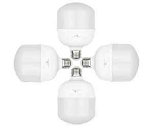 Maclean MCE Pack de 4 Bombillas LED E27 Bombillas LED Ángulo de Luz de 200 grados Alto Rendimiento Ultrabrillante (4x 28W, Blanco Neutro)