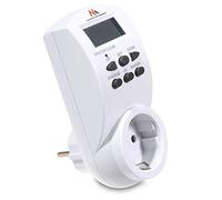 Maclean MCE05G - Programador / temporizador eléctrico digital diario (220 - 240 V, 16A) 10 programas