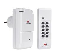 Maclean mce158 - Juego de cambios - Juego de enchufe para exteriores IP44 con mando a distancia Max. 3600 W Color Blanco
