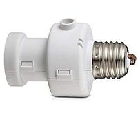 Maclean MCE21W - Portalámparas E27 con sensor crepuscular y temporizador