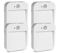 Maclean MCE236 Lámpara LED de escalera 4 unidades sensor PIR 4000K