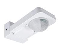 Maclean MCE243 W Sensor de Movimiento por Infrarrojos con Sensor Crepuscular | Alcance de Detección de 360° hasta 20 m | IP65 máx. 2000 W (Blanco)