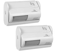 Maclean MCE311 W 2x sensor inalámbrico de entrada PIR 8 m blanco