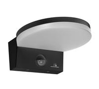 Lámpara LED con sensor de movimiento PIR negro 15W IP65 1560lm blanco neutro [EEK: E]