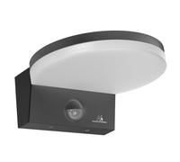 Maclean MCE344 Aplique LED con Sensor de Movimiento PIR y Sensor Crepuscular para Exteriores e Interiores, Aplique 15W 1560lm Lámpara Exterior Impermeable IP65 4000K Blanco neutro (Gris)