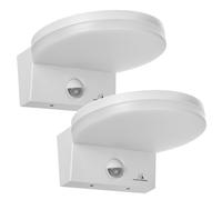 Maclean MCE344 W lámpara LED exterior sensor PIR 15W 4000K IP65 - Pack 2