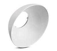 Maclean MCE415-Pantalla Reflector para Bombilla de 30 W, Blanco, (Pantalla para bombillas LED de 30W)