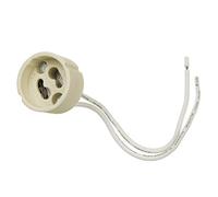 Maclean MCE428 - Instalación Empotrable Casquillo de cerámica GU10 para Bombillas Halógenas y LED (1x MCE428)