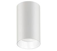 Maclean MCE458 W/W Lámpara Empotrable de Techo con Casquillo GU10 para Bombillas LED y Halógenas hasta 35W 55x100mm Lámparas de Superficie Redondas de Aluminio