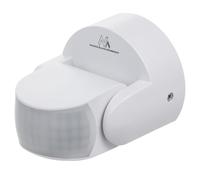 Maclean MCE468 B Detector de Movimiento PIR, Infrarrojos, IP65, Negro, Alcance 12 m, Carga máx. 600/1200 W