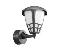 Maclean MCE519 Lámpara de Pared Exterior, Aplique de Pared, Luz Exterior, IP65 | Resistente al Agua | Casquillo E27 | Carga máx.: 60 W (Gris, sin bombilla)