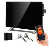 Maclean MCE536 Calentador Eléctrico de Vidrio WiFi LED con Control Remoto 600W