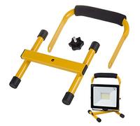Maclean MCE652 Soporte de suelo para faros LED, luz de trabajo, trípode, luz de inundación, trípode de proyector, giratorio, acero (para MCE550 / MCE650)