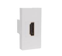 Maclean MCE720W - Enchufe de pared modular para montaje en pared (HDMI, color blanco)