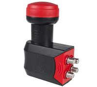 Maclean MCTV-254 Premium Quad LNB Sat-Konverter Digital estanco 3D Full HD 0,3dB hasta 4 participantes
