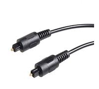 Maclean MCTV-639 - Cable de Fibra óptica Toslink T-T (Longitud de 0,5m a 3m) Negro (1 Metros)