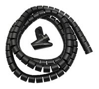 MACLEAN MCTV-676 B - Trenzas para Cubrir Cables, 25mm x 2m