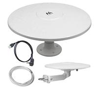 Maclean MCTV-947 - Antena Omnidireccional Exterior Multidireccional, Antena de Televisión Activa (Camper - USB/12/24 V)