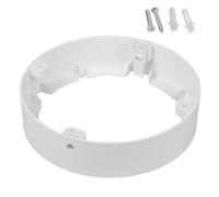 Maclean Panel de Luz LED de Techo Foco con Montaje Empotrable 18W Marco Adaptador Redondo 170mm Blanco