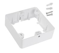 Maclean Panel de Luz LED de Techo Foco con Montaje Empotrable 9W Marco Adaptador Cuadrado 120x120 mm Blanco
