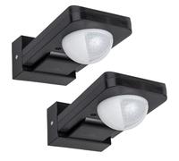 Maclean Sensor de movimiento por infrarrojos MCE243 con sensor crepuscular, rango de detección de 360° hasta 20 m, protección IP65 contra el agua y el polvo, máx. 2000 W, sensor de infrarrojos PIR