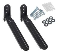 Soporte de pared estante universal para horno microondas u otros dispositivos, de Maclean MC 776B de color negro