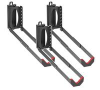 Maclean Soporte de Pared para Bici | Portabicicletas Plegable Función Giratoria de 60° | Aparcabicicletas para Garaje, Sótano y Apartamento | Construcción de Acero para Ruedas hasta 35 kg y 16-29" (3)