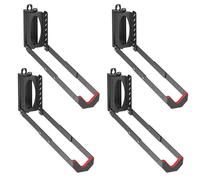 Maclean Soporte de Pared para Bici | Portabicicletas Plegable Función Giratoria de 60° | Aparcabicicletas para Garaje, Sótano y Apartamento | Construcción de Acero para Ruedas hasta 35 kg y 16-29" (4)