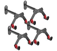 Maclean soporte de pared para bicicletas MC-457 4 unidades 25 kg Negro