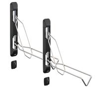 Maclean Soporte de pared para bicicletas MC-471, 2 unidades, carga 35 kg