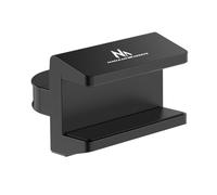 Maclean Soporte de Regleta de Enchufes Universal para Montaje en Postes | Solución Robusta y que Ahorra Espacio con Fácil Instalación | Compatible con Regletas de Enchufes de 40 a 70 mm | MC-994