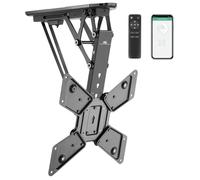 Maclean Soporte de Techo para TV para 23-55'' Motorizado Electrico | Inclinable de 0° a -75° | Mando a Distancia Función de Memoria | Control de la App Tuya | MAX. VESA 400x400 | Carga MAX. 30 kg