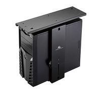 Maclean Soporte para Montaje Vertical del Ordenador Debajo del Escritorio Ajustable máx. 10kg Negro MC-885 B