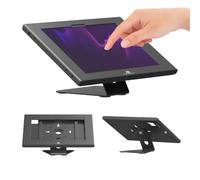 Maclean Soporte publicitario para Tablet, Bloqueo y Cierre con Llave (Negro, 12.4-13'')