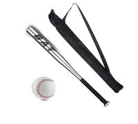 Macllar Bate de Béisbol, 30 Pulgadas, 76cm, Bate de Beisbol Aluminio, con Bola, Bolsa de Almacenamiento, Plata