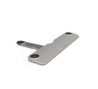 Maclocks Blade Universal Cable Lock Adaptero de Cable con candado de combinación, Plata Negra