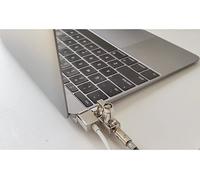 Maclocks MacBook Lock Bracket - Cable antirrobo (Plata, Llave, Portátil, Acero galvanizado, 2 llaves, MacBook 12")
