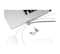 Maclocks universal security cable lock t-bar con trampa de seguridad p
