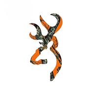 MACMRD Pegatinas De Coche 13 Cm X 7 Cm Browning Estilo Naranja Camuflaje Caza Coche Pegatina Naranja Vinilo Calcomanía