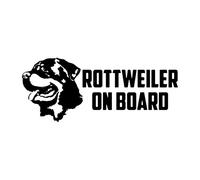 MACMRD Pegatinas De Coche Pegatinas De Coche Calcomanía De Vinilo Rottweiler A Bordo Accesorios Decorativos Casco Creativo para Computadora Portátil