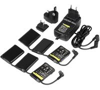 Macna 12V / 3A Kit de baterías para guantes/calcetines, negro