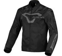 Macna Admyre, chaqueta textil impermeable XL male Negro/Gris