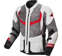 Macna Aerocon NightEye Chaqueta textil de moto, rojo, tamaño M para Hombres